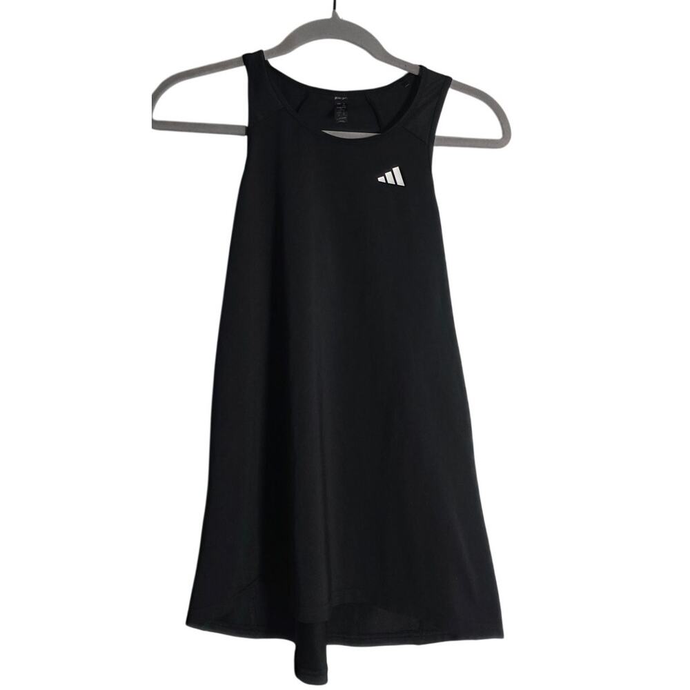 Womens 2XL Adidas Black Athletic Sleeveless Tank Top Athleisure Gym Casual Plus